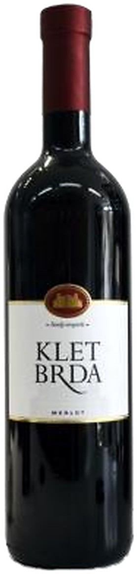 Klet Brda Merlot bottle