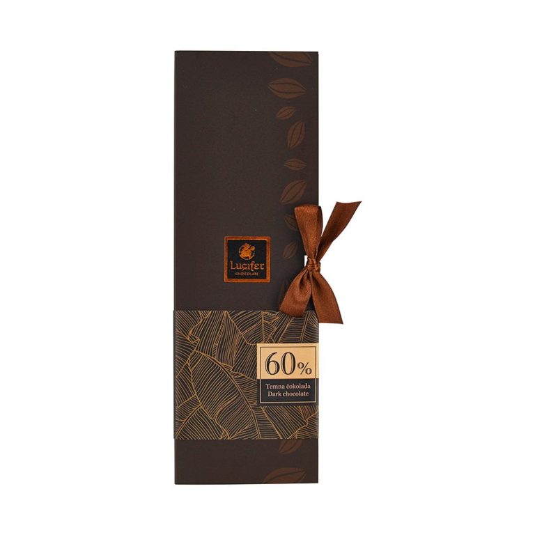 Lucifer Classic Dark Chocolate Letter — supplier photograph
